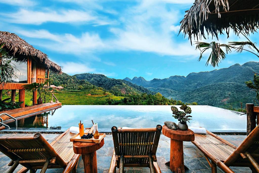 Resort tại Pù Luông đều được xây dựng theo mô hình nghỉ dưỡng cao cấp