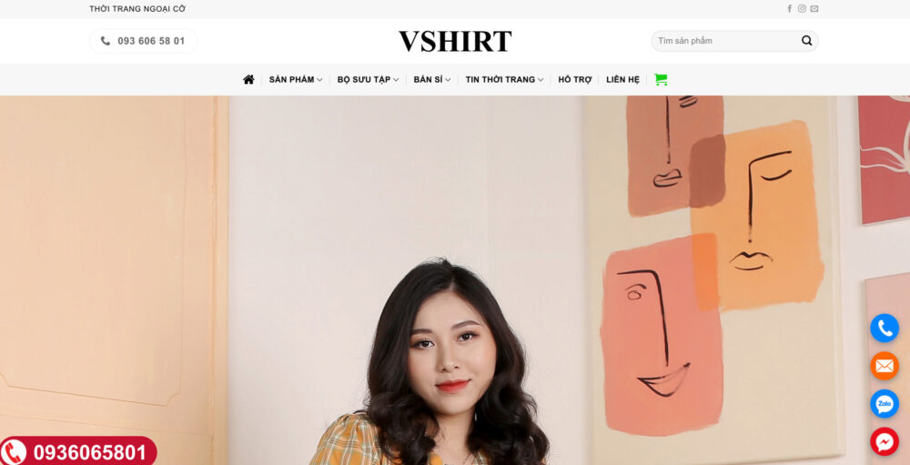 Vshirt là shop bán chân váy cho người béo bụng được nhiều khách hàng chọn lựa
