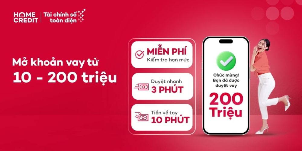 Hướng dẫn vay tiền trên Home Credit