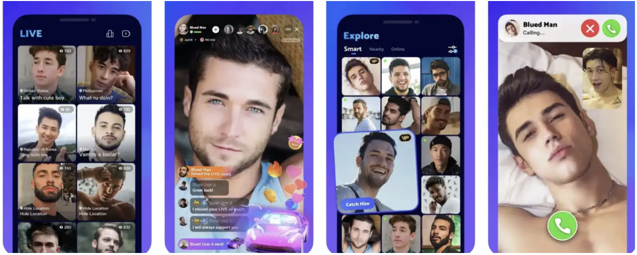 Một số tính năng nổi bật của app Gay Live