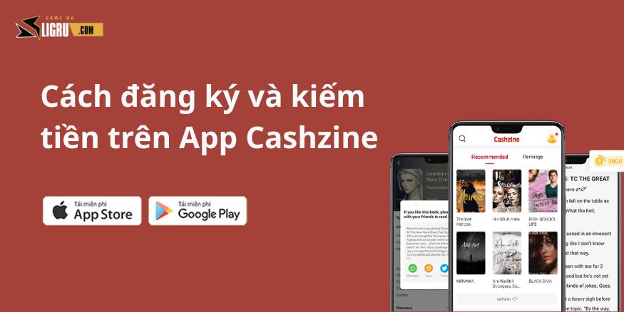 Hướng dẫn tải app Cashzine cho iOS và Android